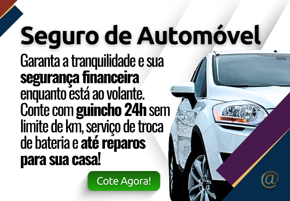 Clique aqui para solicitar uma cotação. Seguro de Automóvel